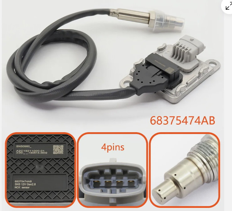 Nitrogen Oxygen Sensor for Dodge 68375474AB SNS0960
68375474AC            RAM 3500 4500 Mopar