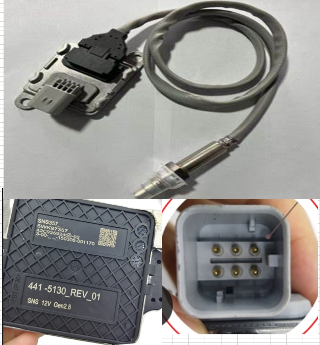Nitrogen Oxygen Sensor for Caterpillar 441-5130 5WK9 7357  SNS357 Caterpillar C13 C15 C18 C4.4 C7.1 