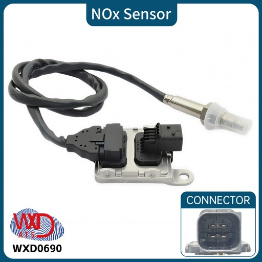 [WXD0690] Nitrogen Oxygen Sensor for CUMMINS 4326871 / 4326871RX 5WK9 6764B A045S168、A2C95994900-01、A2C89789500-01  ISF2.8 ISF3.8