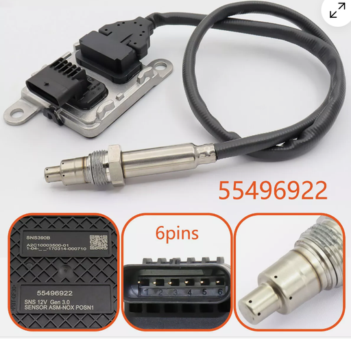 [WXD0850] Nitrogen Oxygen Sensor for GM 55496922 SNS390B 